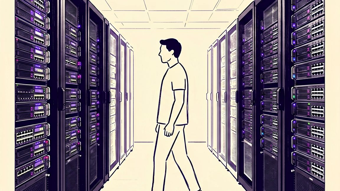 EuroCTP data centre server racks (the physical infrastructure that hosts the EU consolidated tape for shares and ETFs)