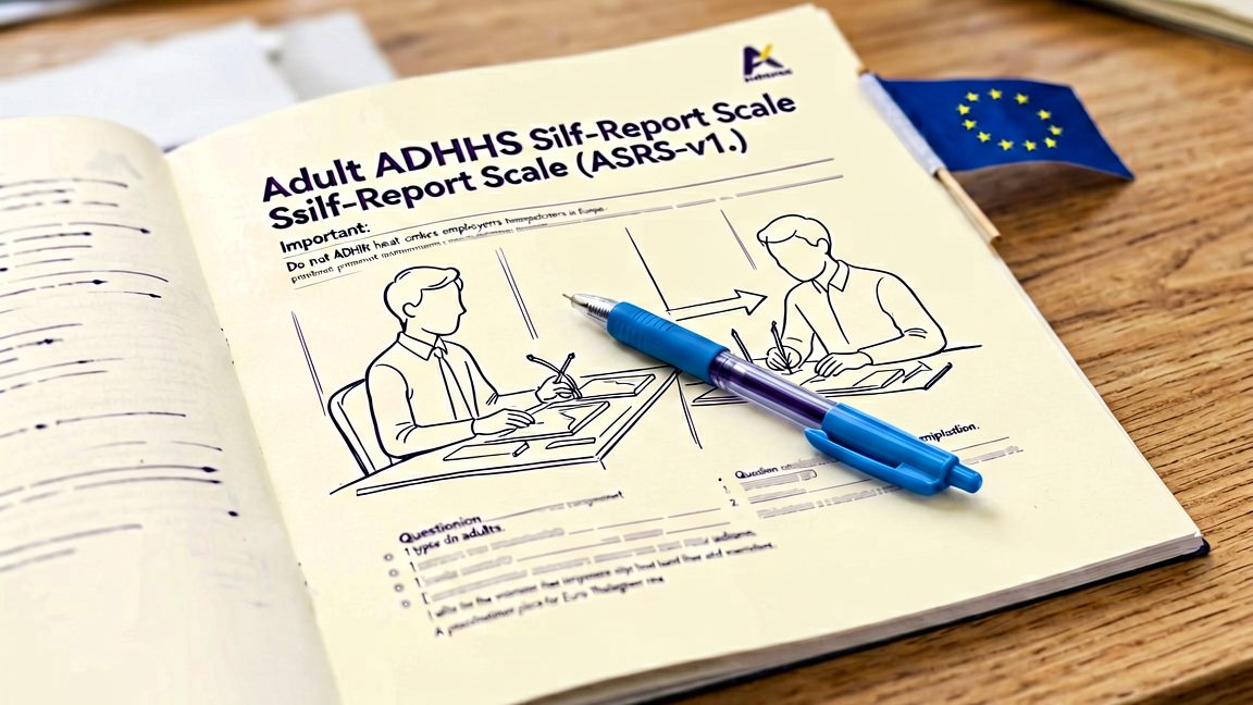 Adult ADHD Self‑Report Scale (ASRS‑v1.1) questionnaire booklet