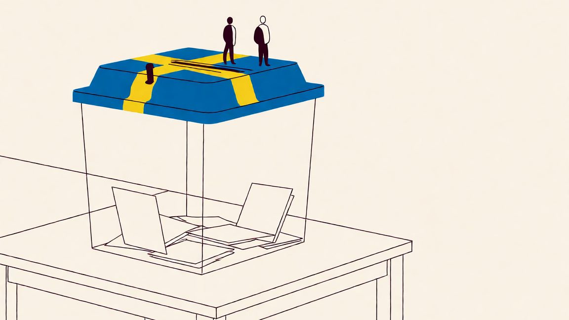 Swedish 2026 general election ballot box