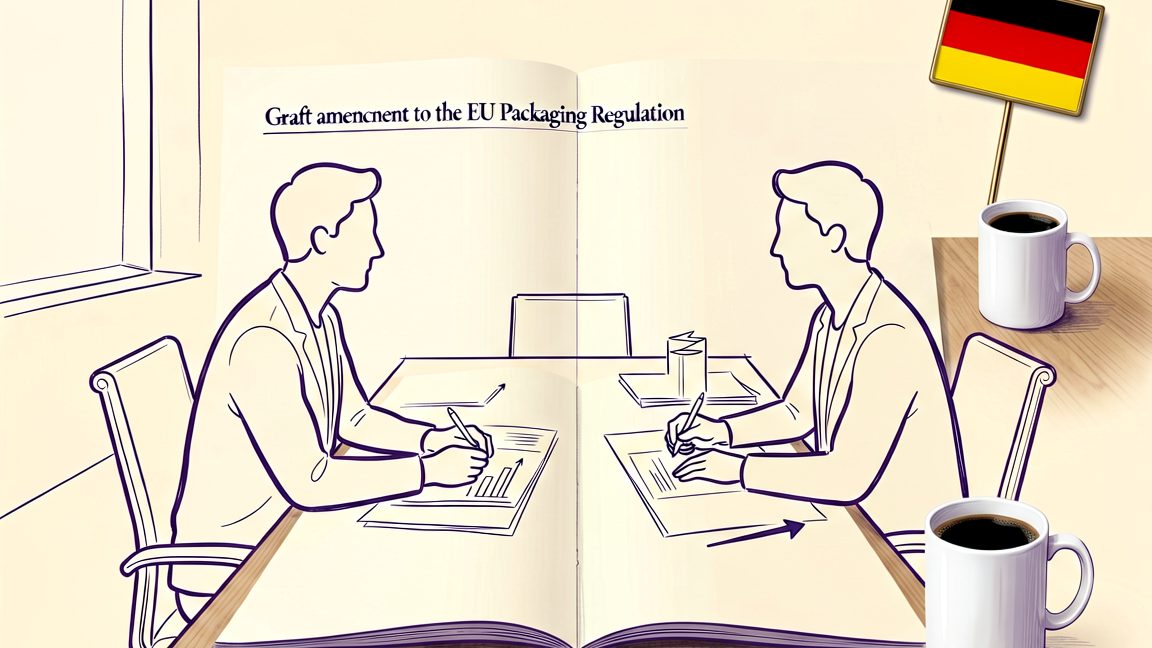Printed draft amendment to the EU Packaging Regulation (German proposal)