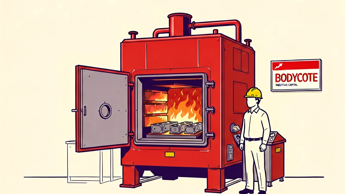 Bodycote industrial heat‑treatment furnace at its Birmingham plant