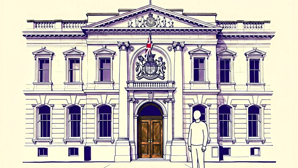 Bank of England main building on Threadneedle Street, London